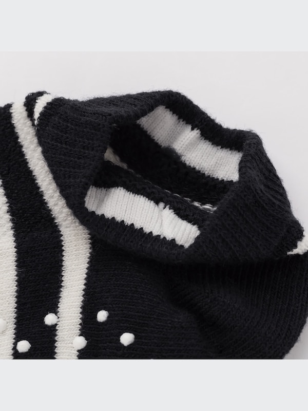 ショートソックス（ボーダー・2足組）