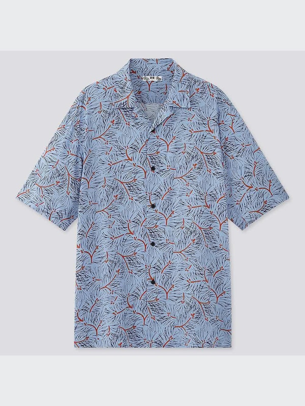 エンギモノオープンカラーシャツ（半袖）