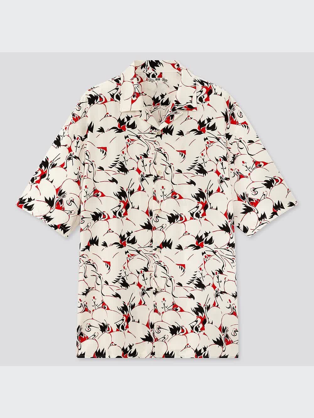 ぐにぐにです！ ユニクロ公式 | エンギモノオープンカラーシャツ（半袖）