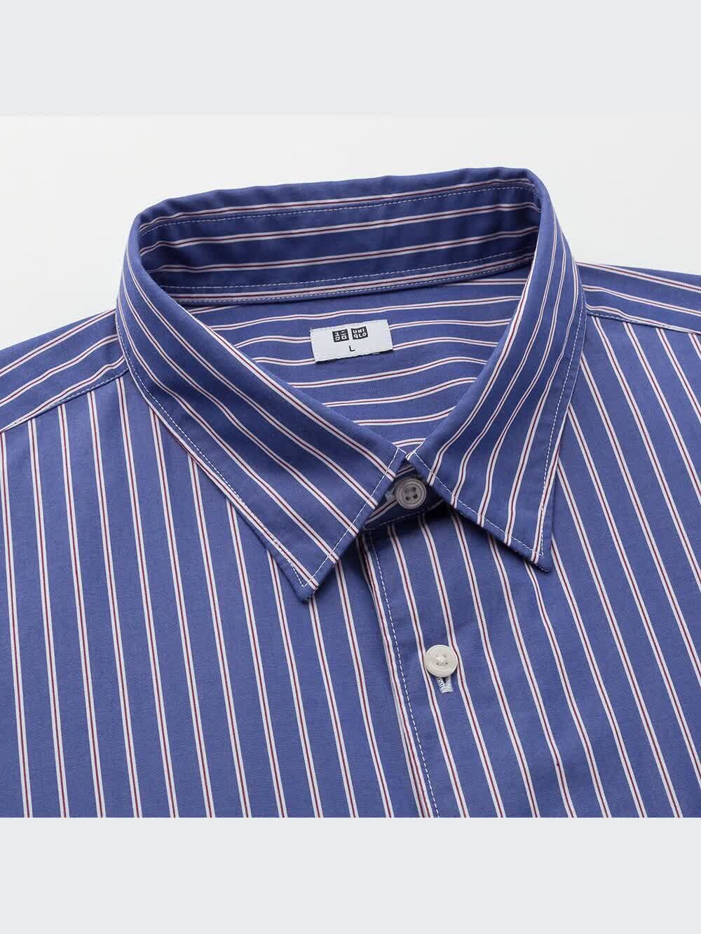 ユニクロ公式 | エクストラファインコットンブロードストライプシャツ