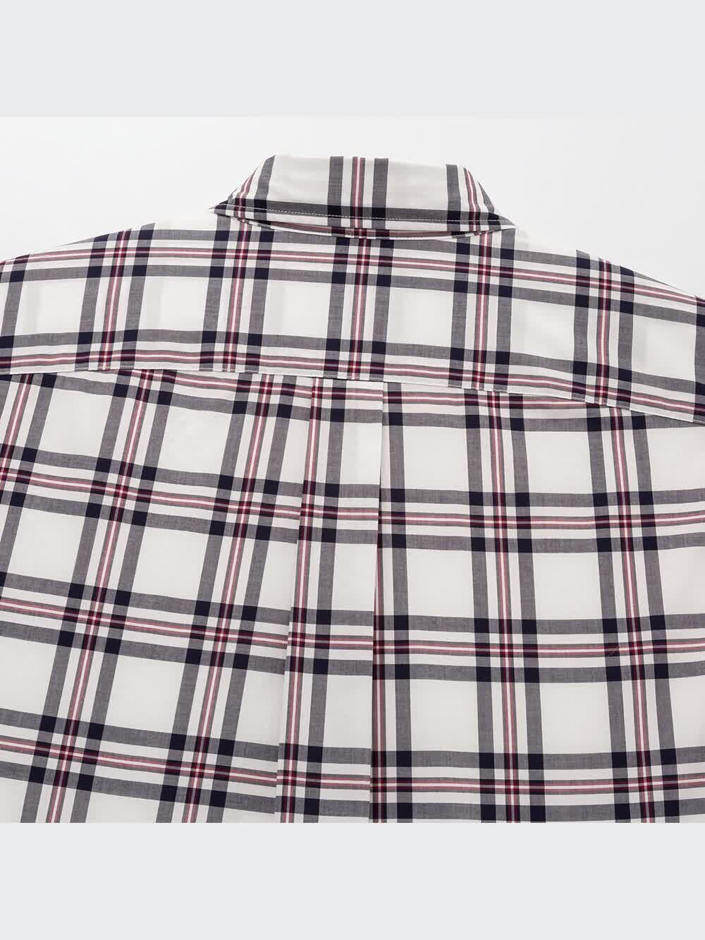 ユニクロ公式 | エクストラファインコットンブロードチェックシャツ