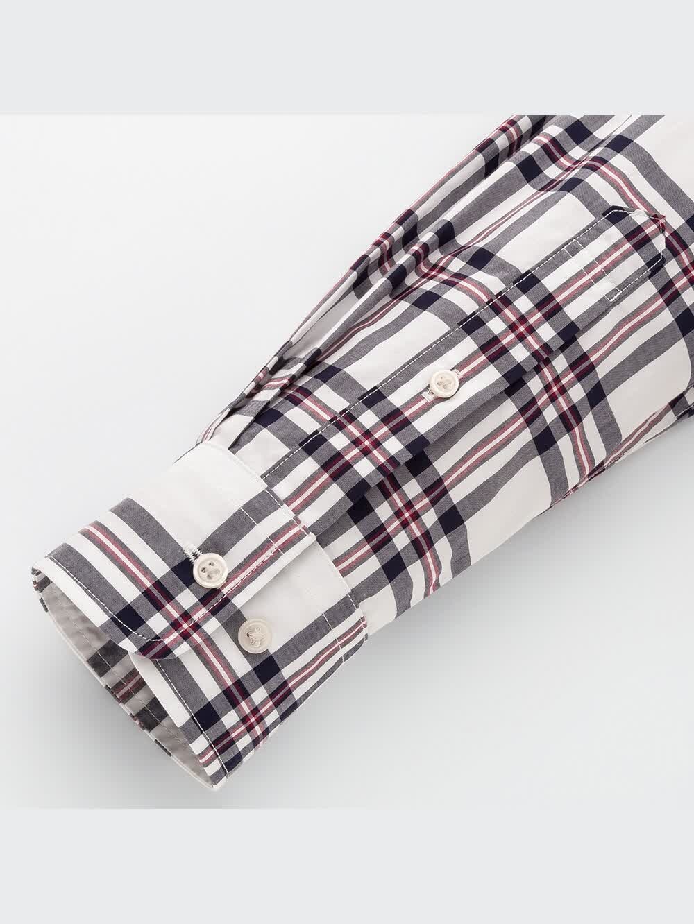 ユニクロ公式 | エクストラファインコットンブロードチェックシャツ