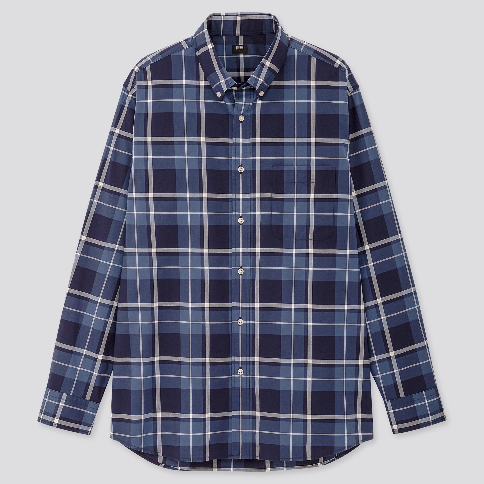UNIQLOのフランネルチェックシャツ（ボタンダウンカラー・長袖） | StyleHint