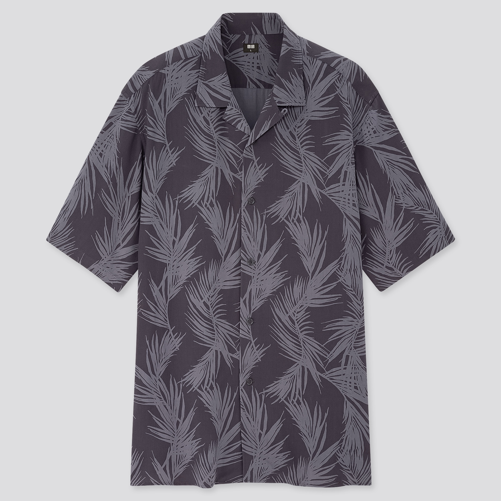 UNIQLOのレーヨンプリントオープンカラーシャツ（半袖） | StyleHint