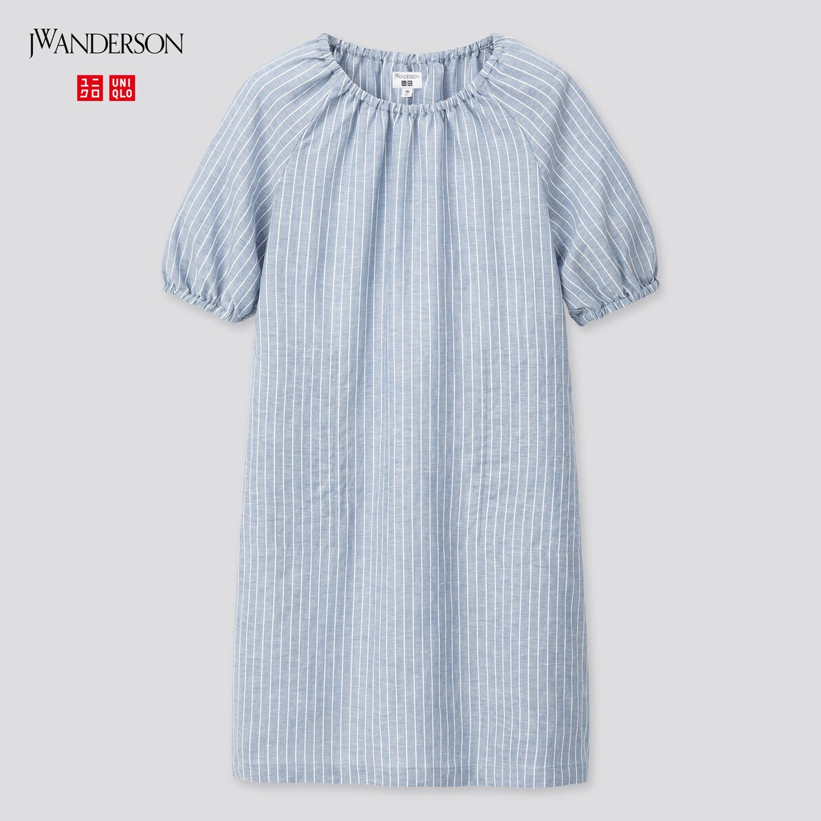 Girls リネンブレンドワンピース 5分袖 Kids ユニクロ