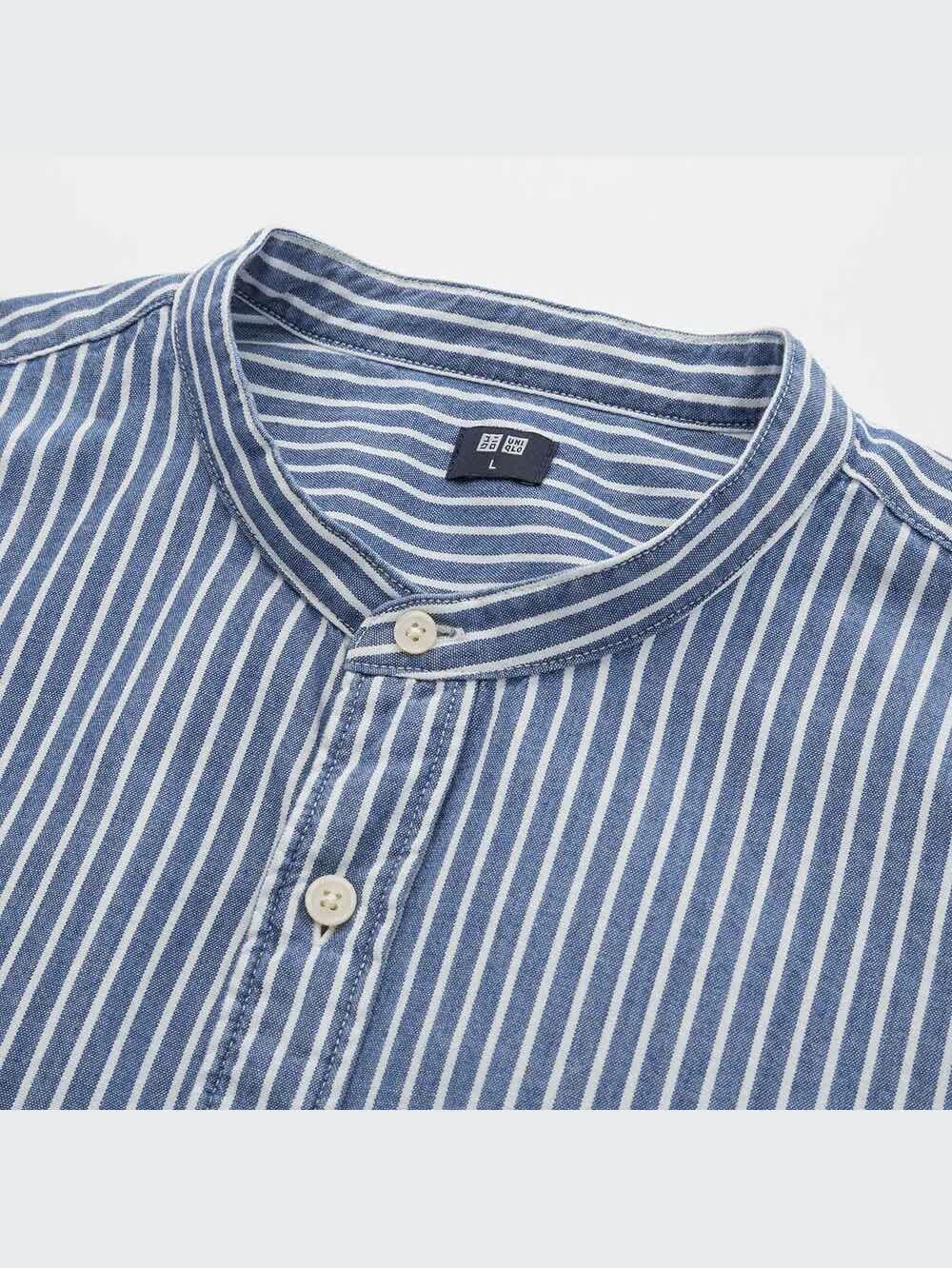 【70％OFF】 ユニクロ公式 | ヒッコリースタンドカラーシャツ（長袖） ぬいぐるみ