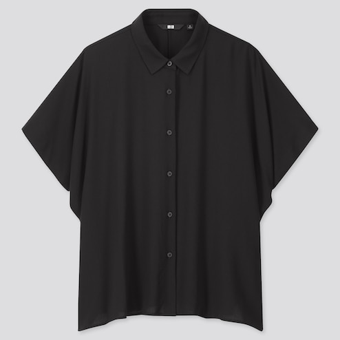 uniqlo short sleeve blouse