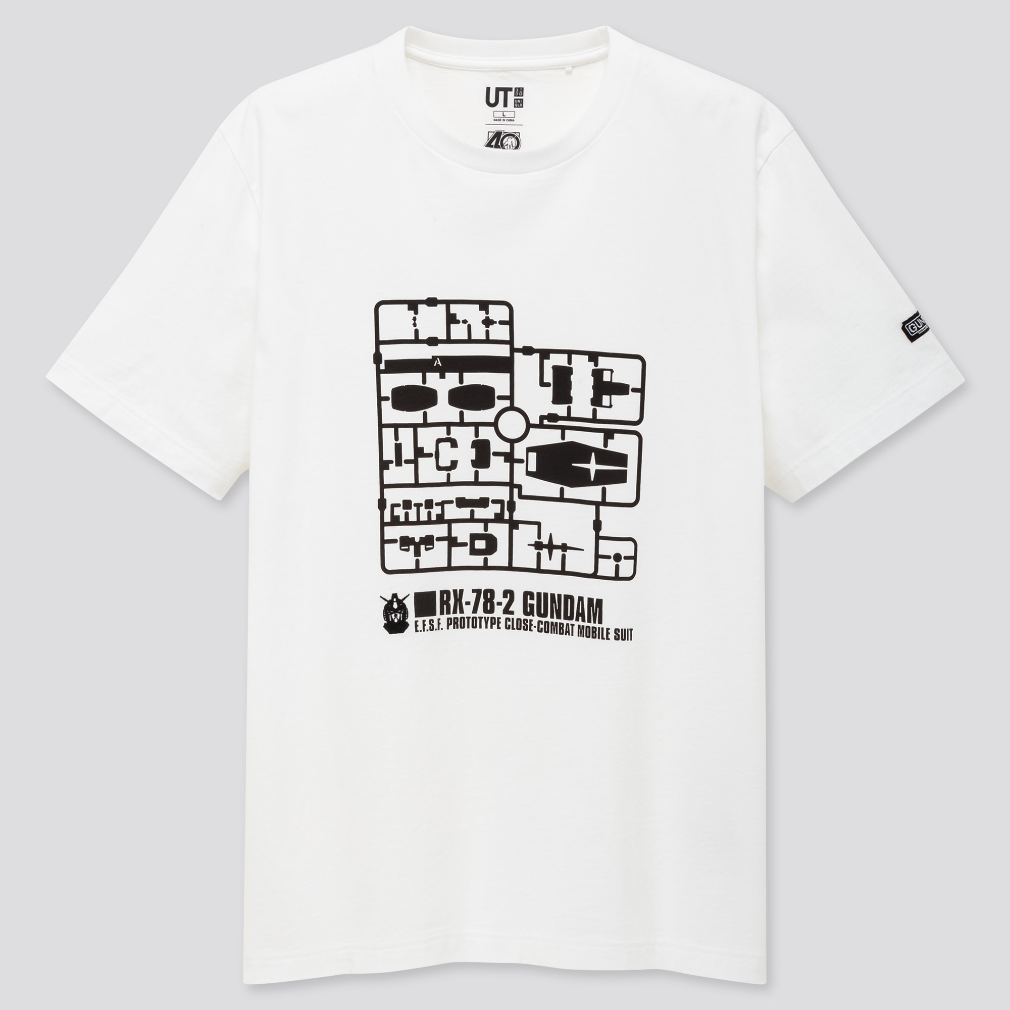 ガンプラ40周年アニバーサリー UT グラフィックTシャツ（半袖・レギュラーフィット）