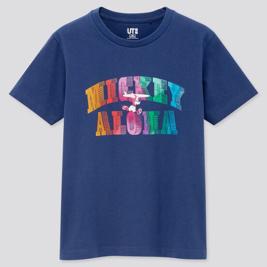 Kids ミッキー アロハ Ut グラフィックtシャツ 半袖 Kids ユニクロ