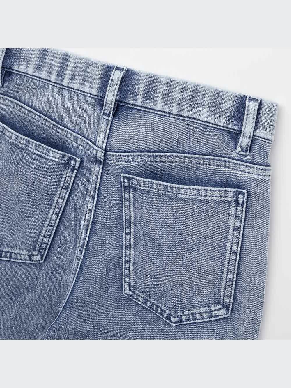 ぽむページ ユニクロ公式 | ウルトラストレッチデニムレギンスパンツ（丈長め74.5