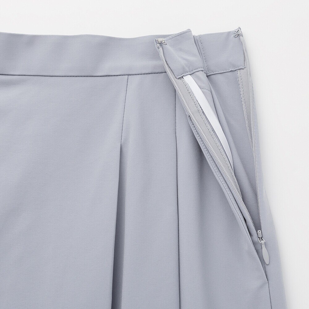 ドライストレッチタックフレアスカート ハイウエスト 丈短め68 72cm Women ユニクロ ドライストレッチタックフレアスカート ハイウエスト 丈短め68 72cm Women ユニクロ