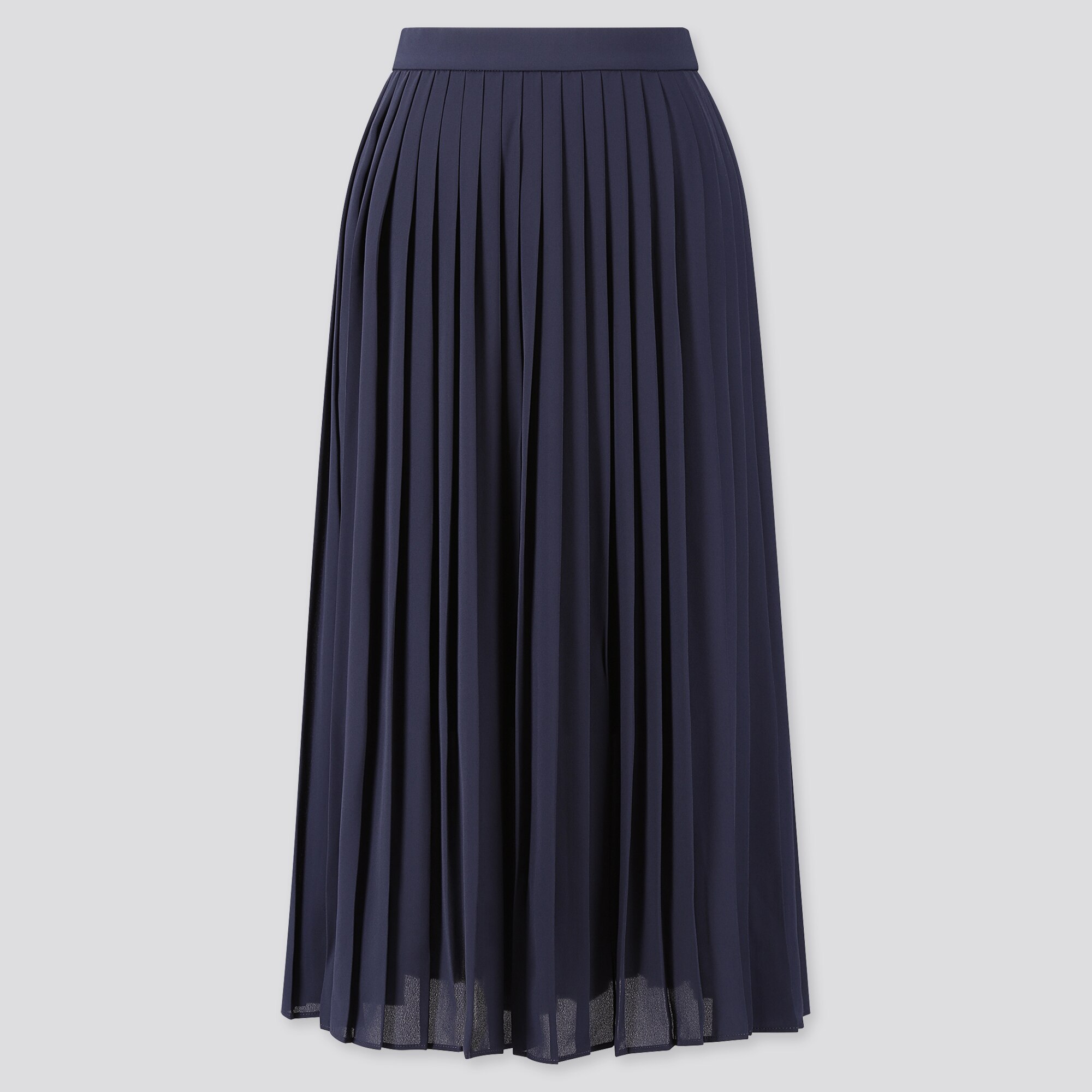 シフォンプリーツロングスカート（丈短め75～79cm）のサムネイル