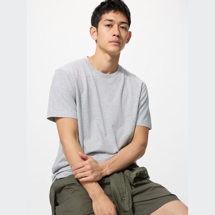 ドライカラークルーネックt 半袖 男女兼用 ユニクロ