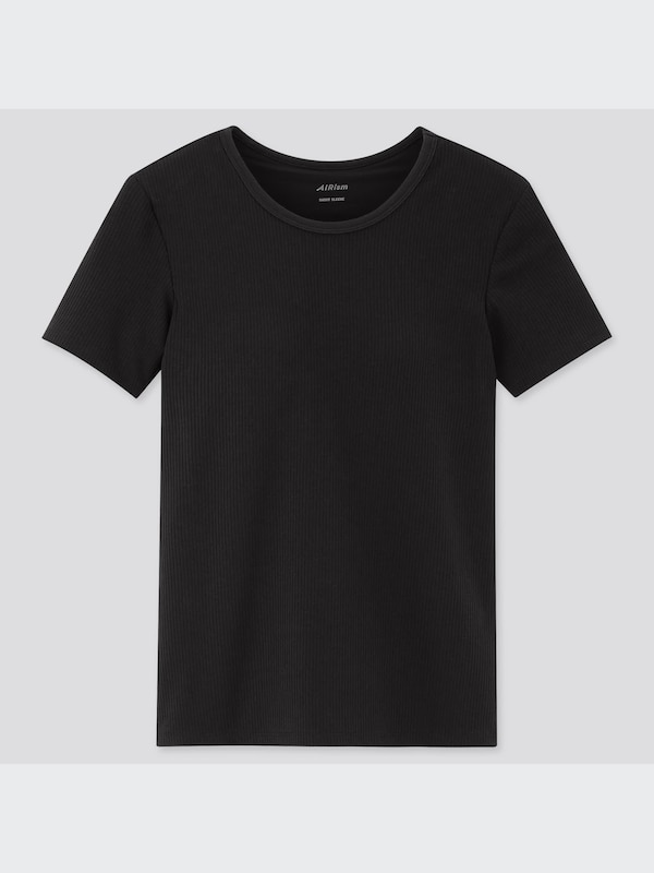 エアリズムコットンリブブラTシャツ（半袖）