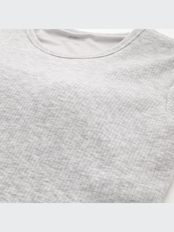 エアリズムコットンリブブラTシャツ（半袖）