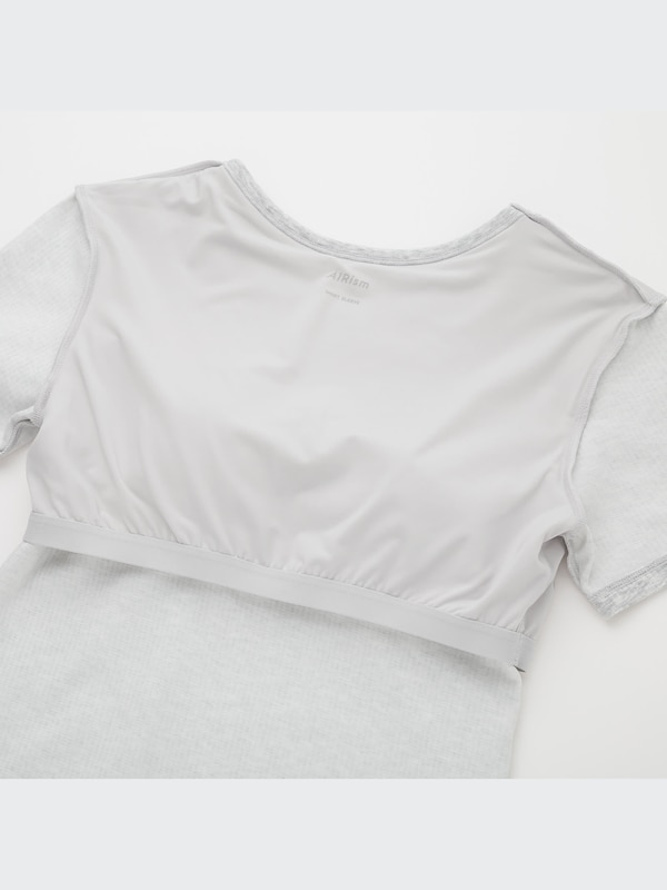 エアリズムコットンリブブラTシャツ（半袖）