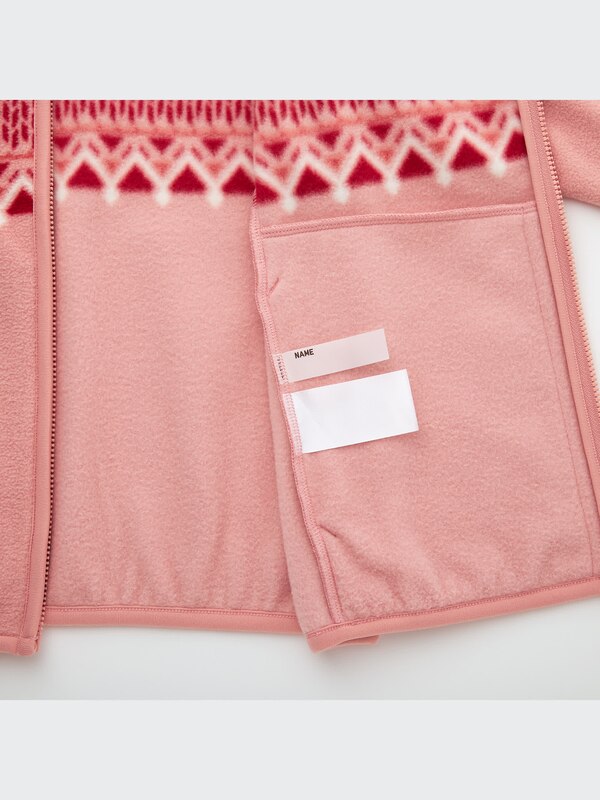 GIRLS プリントフリースフルジップジャケット（長袖）