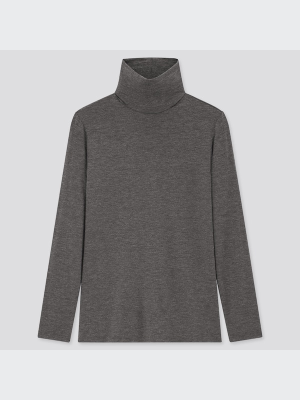 HEATTECH Turtle Neck Long Sleeve T-Shirt