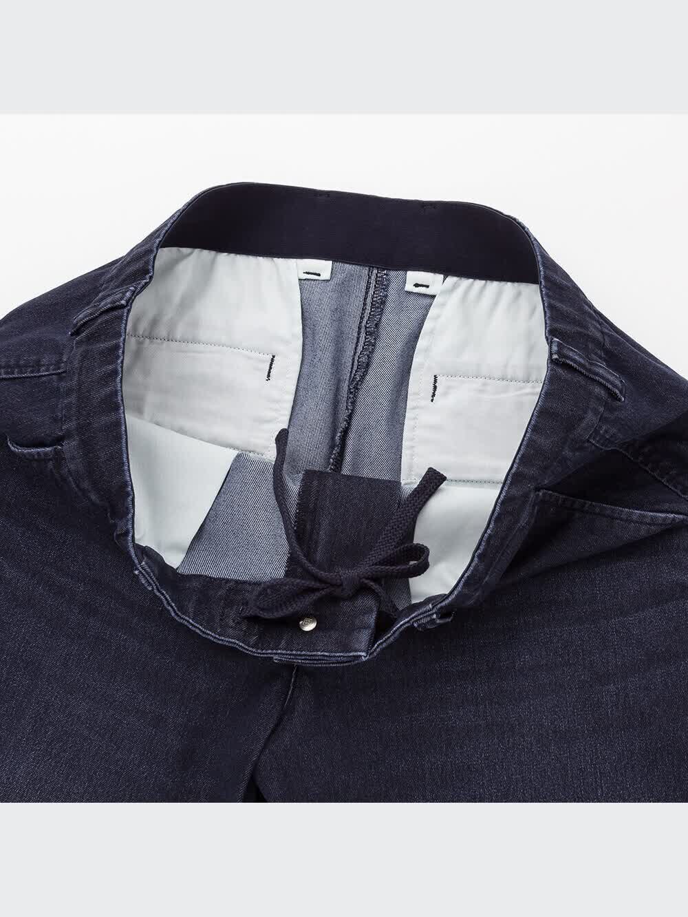 ユニクロ公式 | EZYスリムフィットジョガーパンツ（デニム・丈