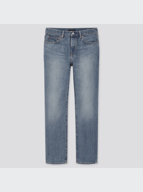 Uniqlo Regular Fit Straight Jeans Stretch Selvedge Slim Jeans