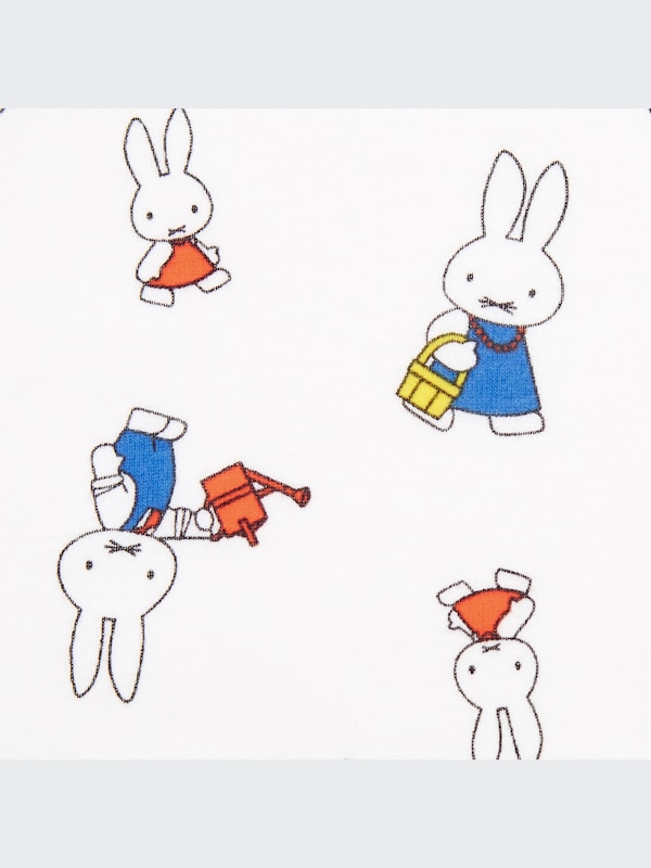 絵本コレクション 2020 秋冬 ボディスーツ ちいさなうさこちゃん（長袖・前開き・2枚組）