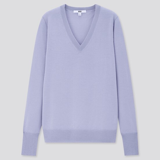カシミヤvネックセーター 長袖 Women ユニクロ