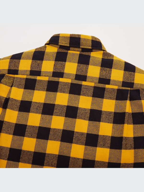 フランネルチェックシャツ（長袖）