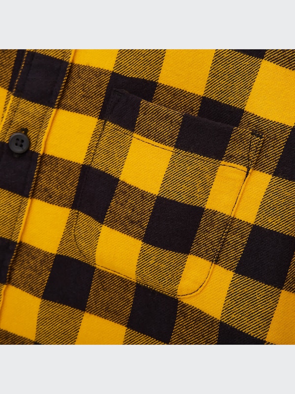 フランネルチェックシャツ（長袖）