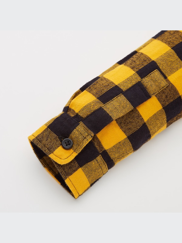 フランネルチェックシャツ（長袖）