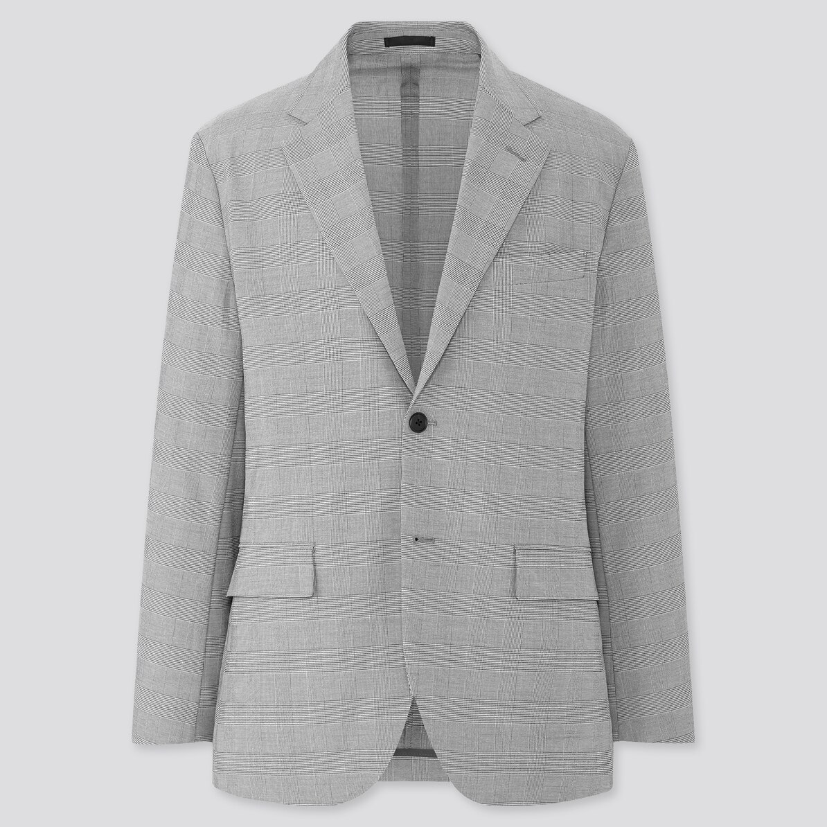 感動ジャケット ウールライク 袖丈2cm短め 着丈1cm短め セットアップ可能 Men ユニクロ