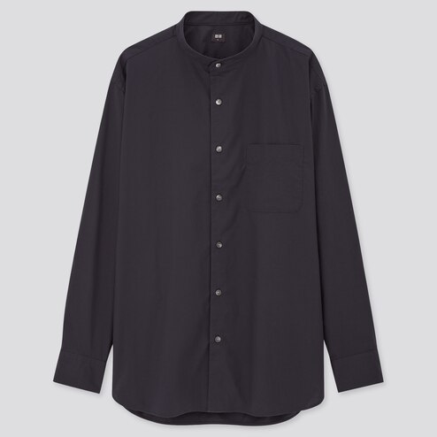 uniqlo band collar shirt