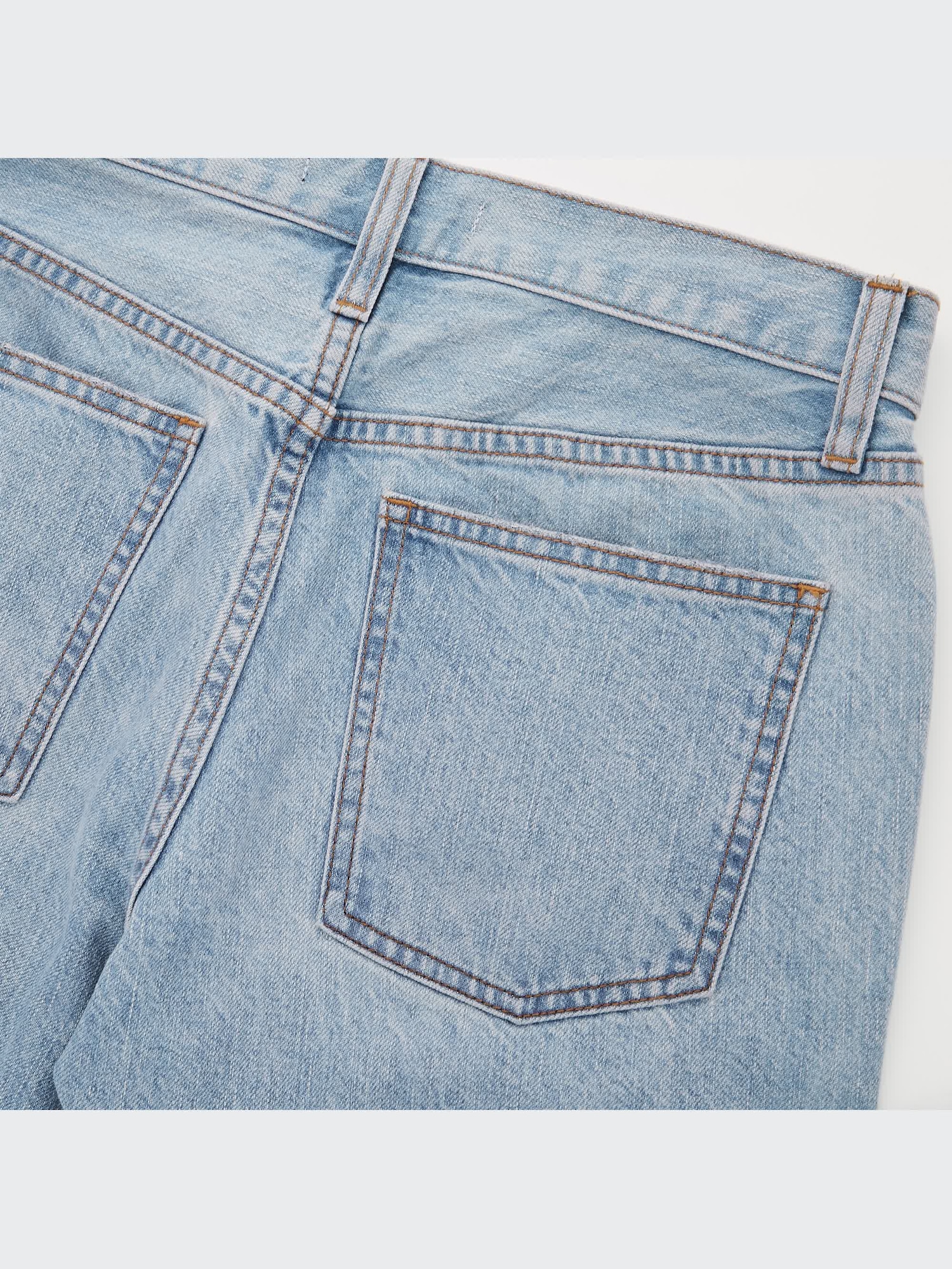 ユニクロ公式 | ボーイフレンドミッドライズアンクルジーンズ（ダメージ）