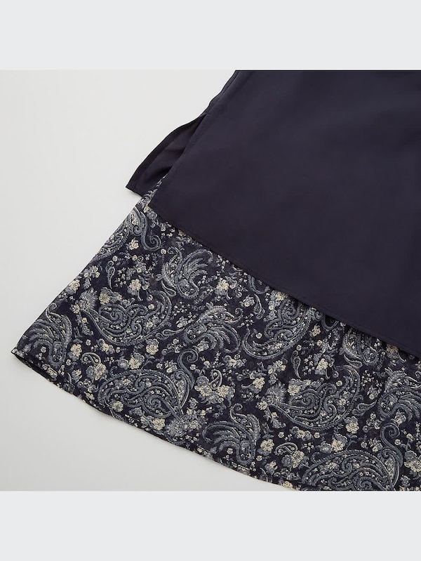 Joy of Printシフォンティアードロングスカート（丈標準80～84cm）