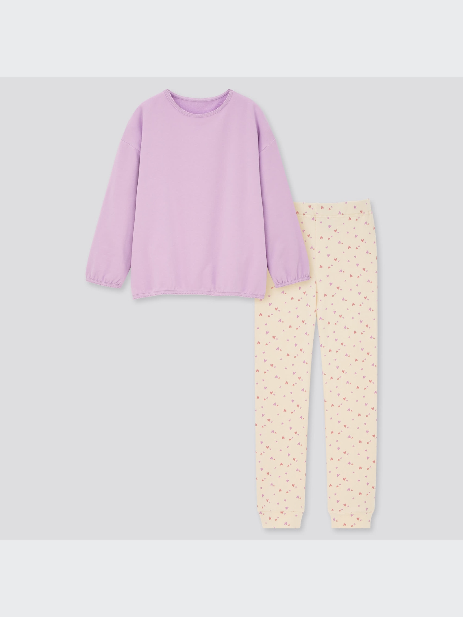 ふーみん ユニクロ公式 | GIRLS ウルトラストレッチスウェットセット（ハート