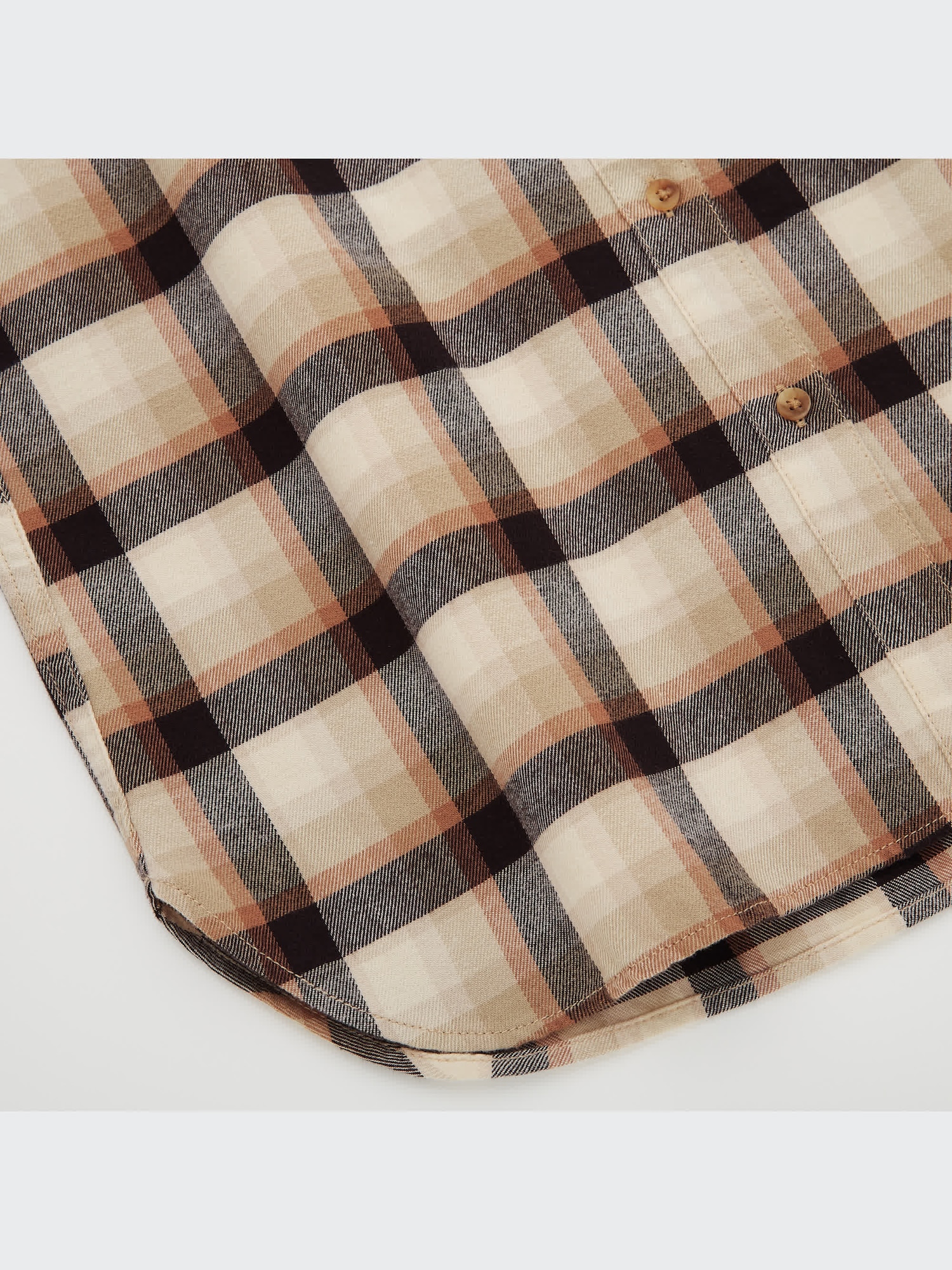 ユニクロ公式 | フランネルチェックシャツ（長袖）