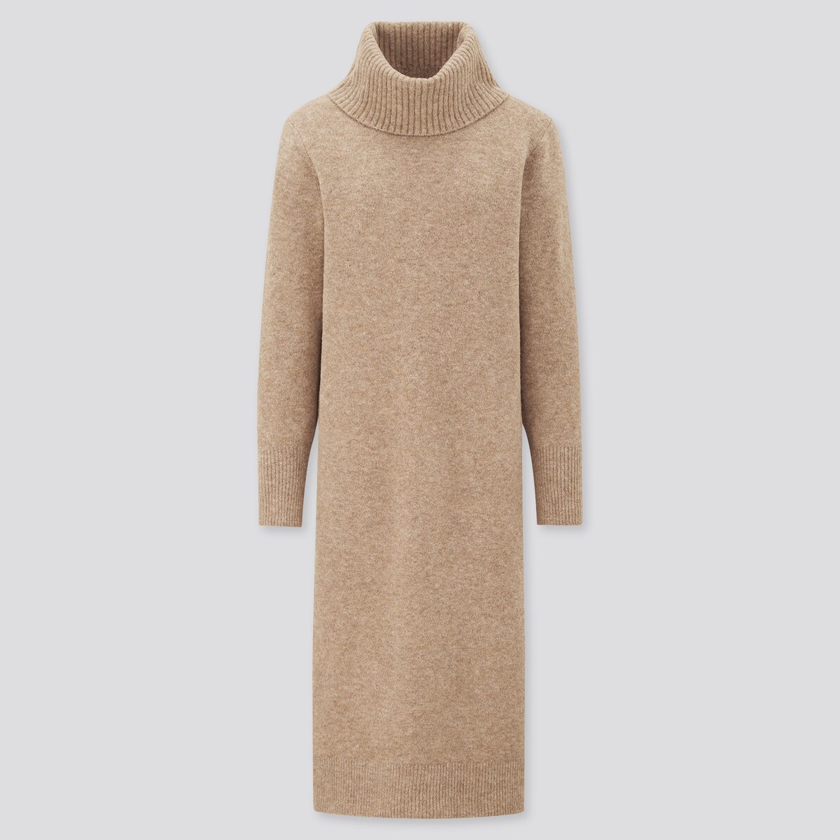 スフレヤーンオフタートルネックワンピース 長袖 Women ユニクロ