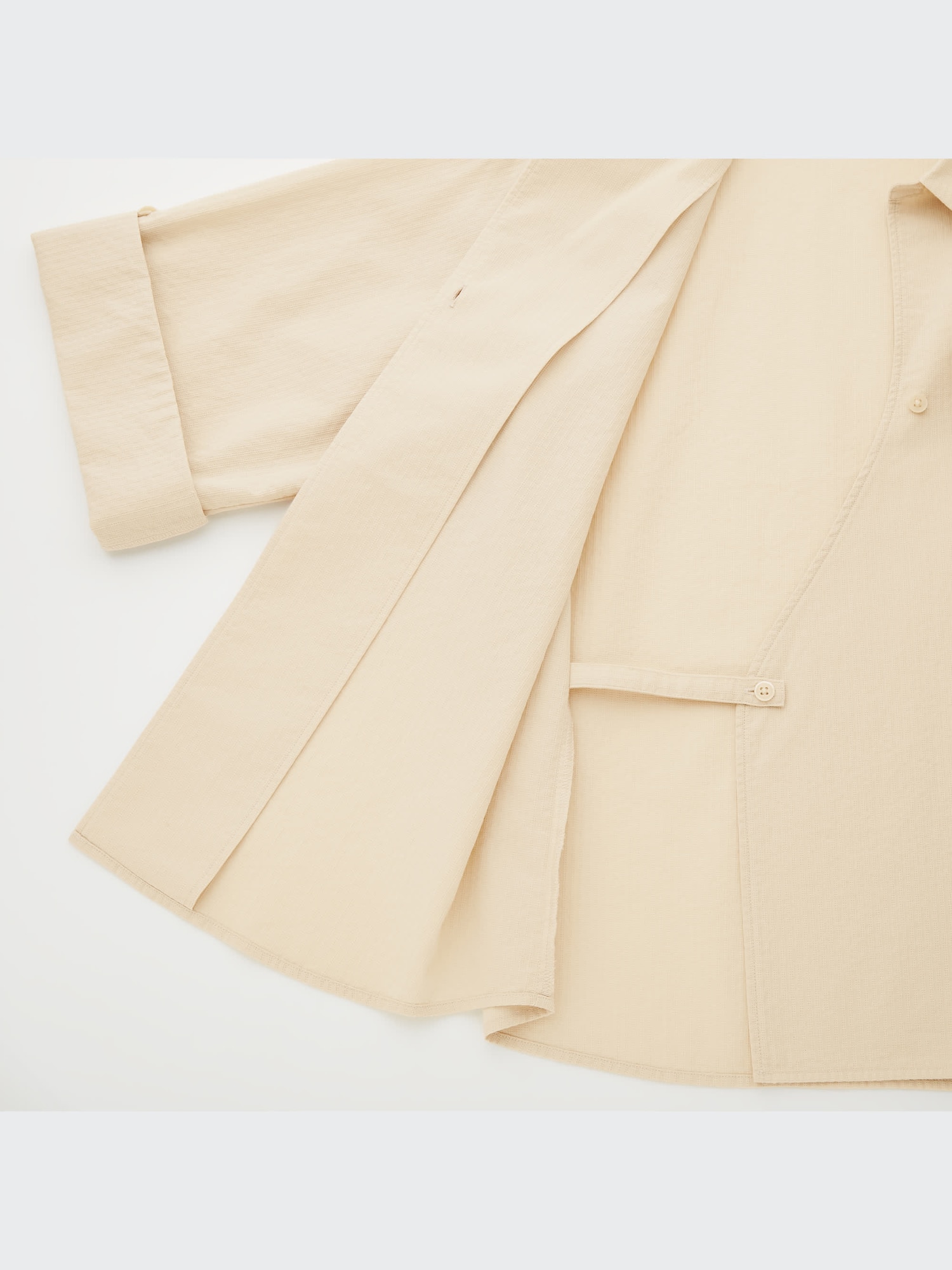 グレー1 Mbttw304様 ユニクロ公式 | コットンドビーシャツ（5分袖）