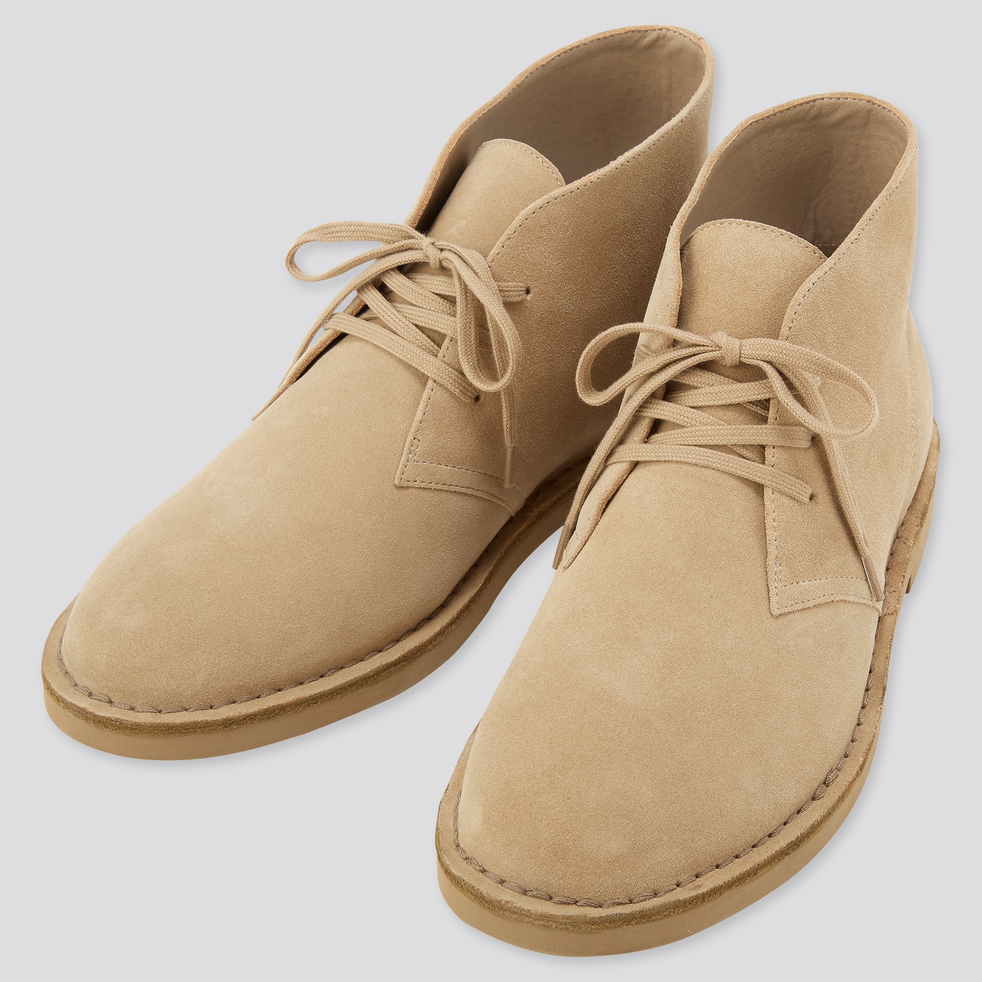 beige suede chukka boots