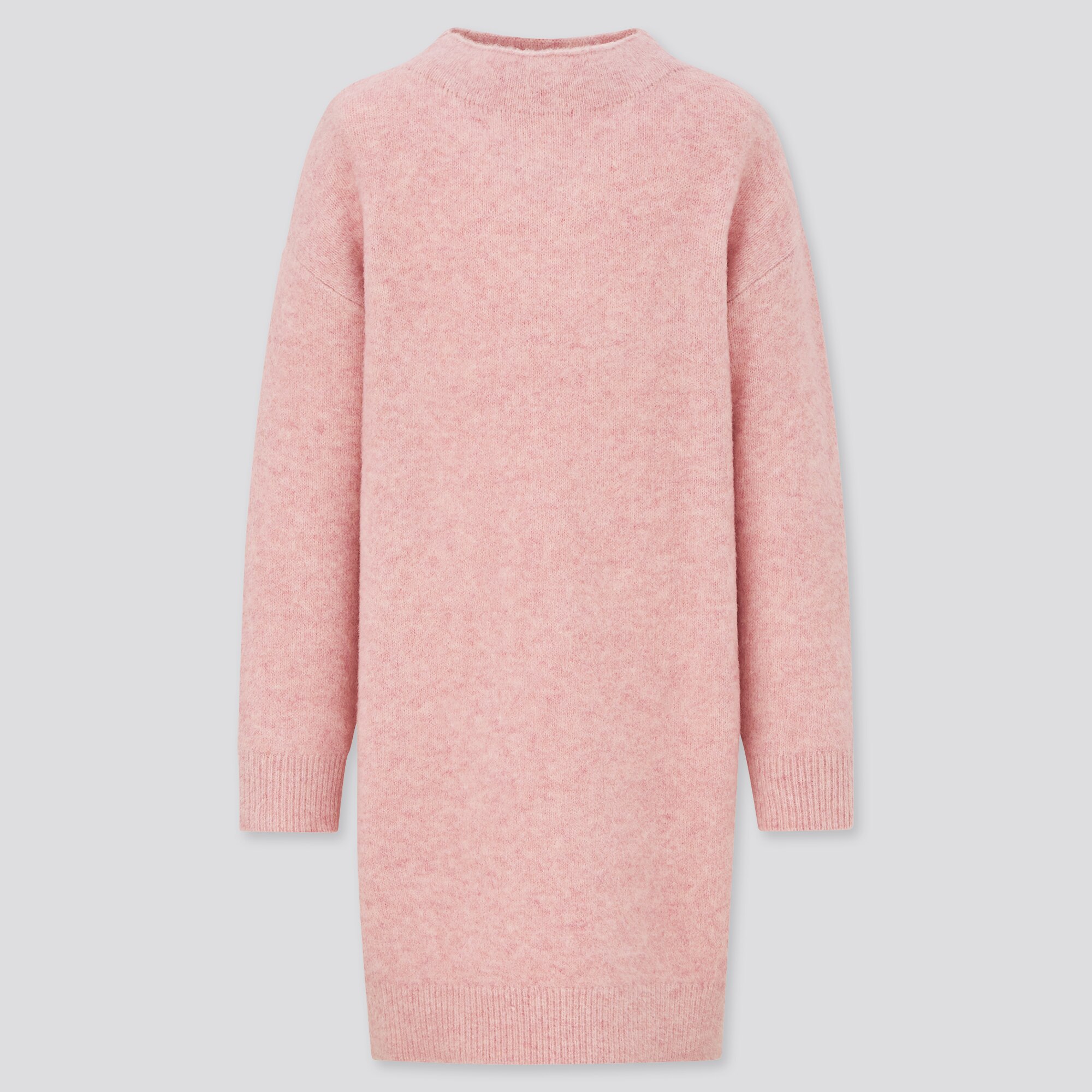 Uniqloのソフトニットフリースワンピース 長袖 Stylehint