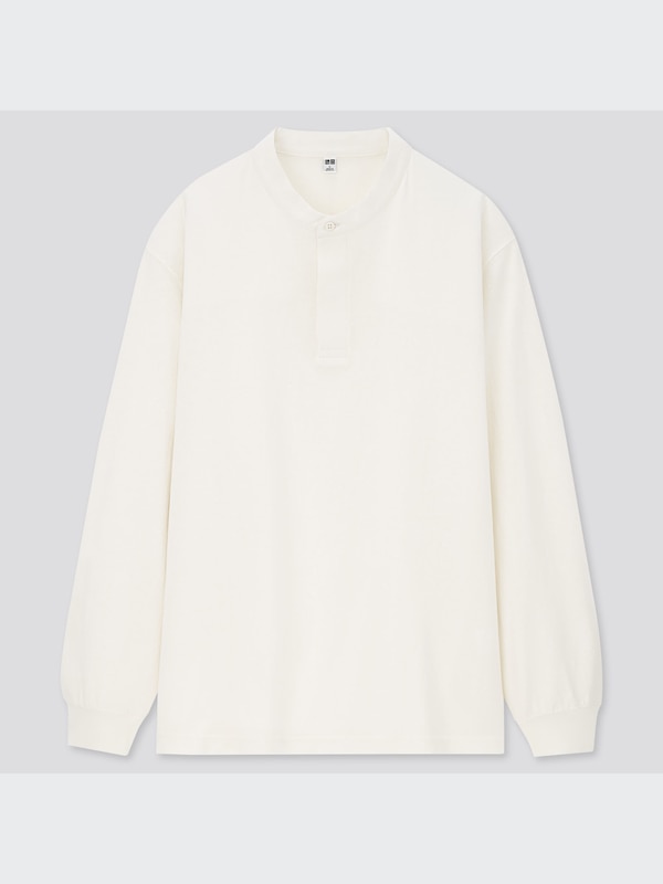 スタンドカラーTシャツ（長袖）