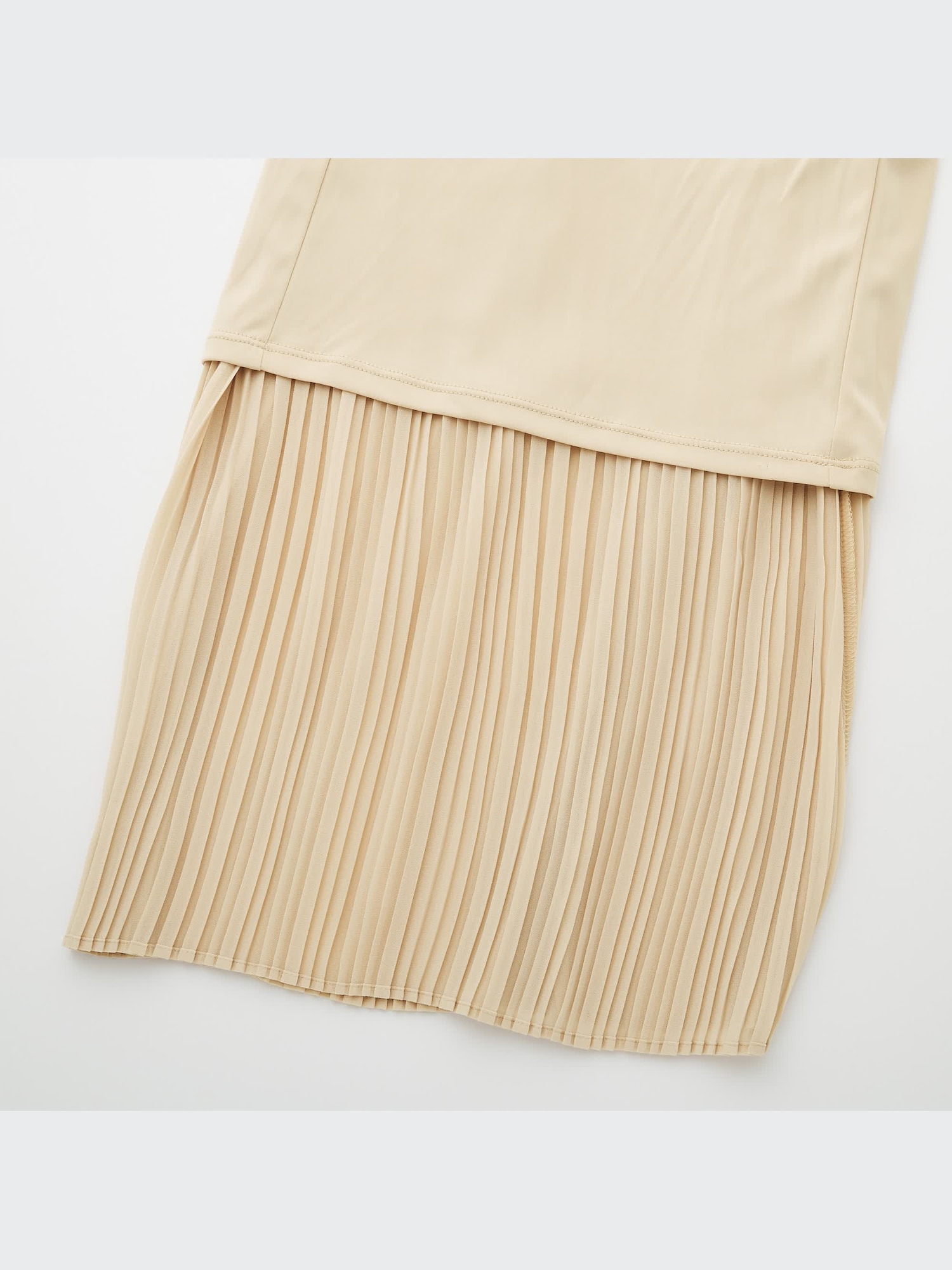 ユニクロ公式 | シフォンプリーツスカートパンツ（丈長め56.5～58.5cm