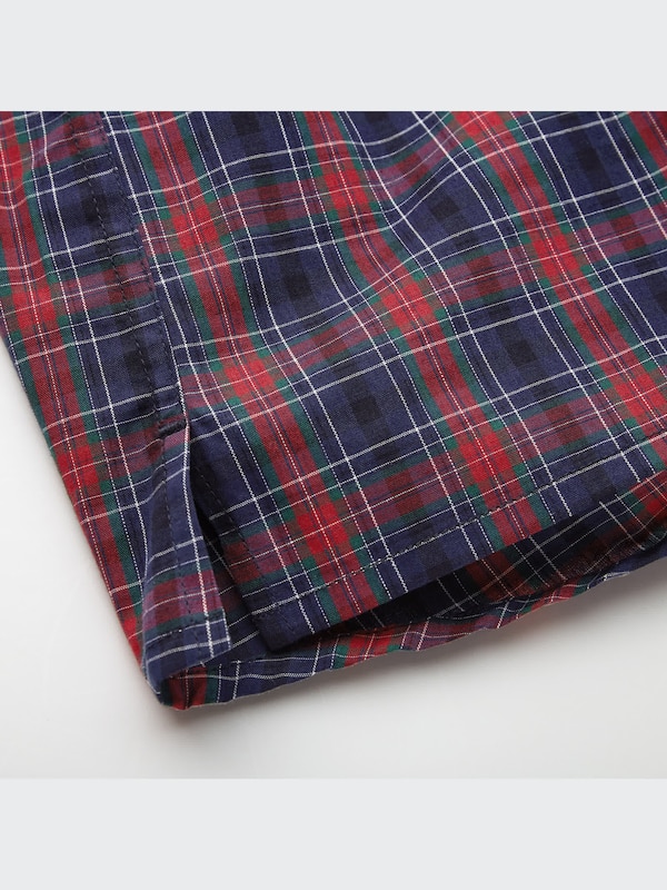 チェックトランクス（前開き）