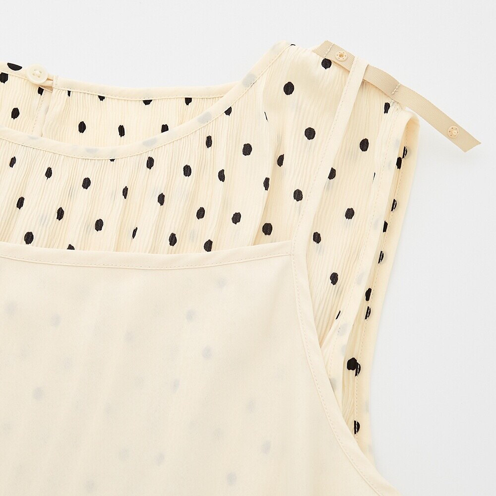 プリントシャーリングワンピース ノースリーブ Women ユニクロ