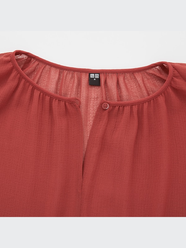 シフォンブラウス（7分袖）