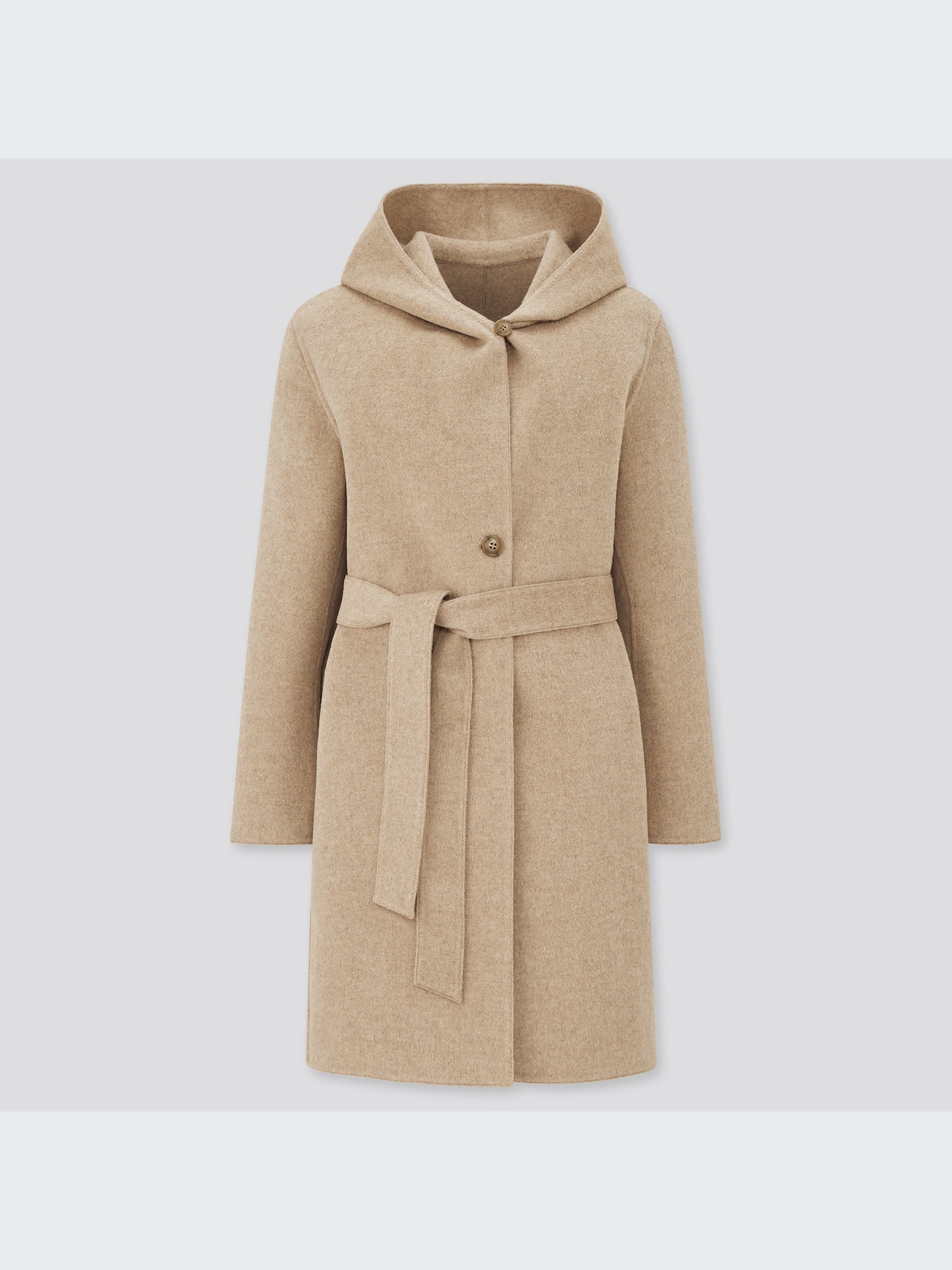 WOMEN S DOUBLE FACE HOODED COAT UNIQLO SG