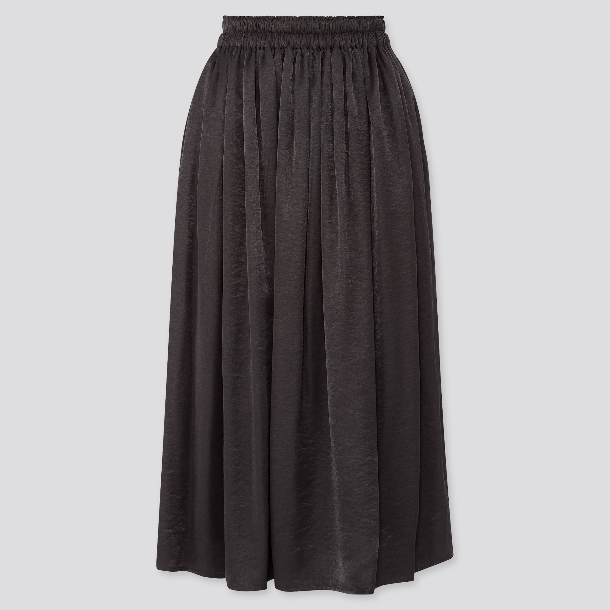 UNIQLOのギャザーロングスカート（丈短め76～80cm） | StyleHint