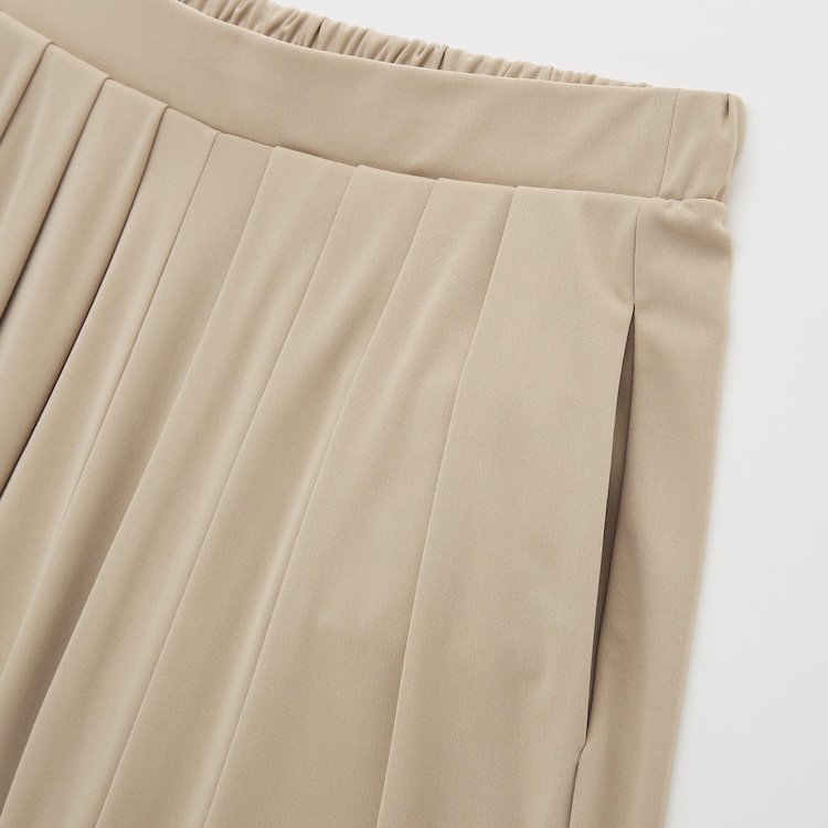 ユニクロ公式 クレープジャージースカートパンツ（丈標準47～49cm）
