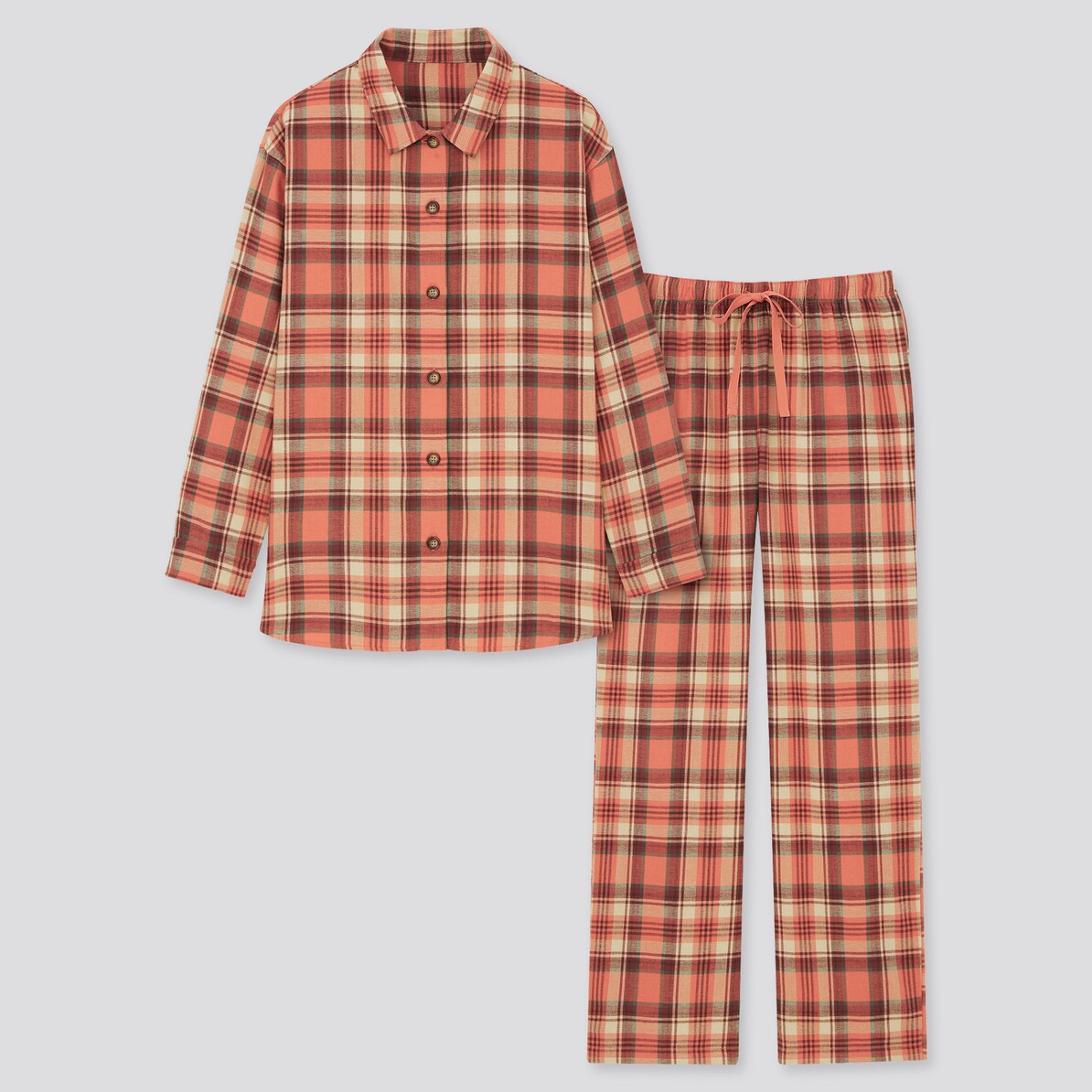 フランネルパジャマ 長袖 Women ユニクロ