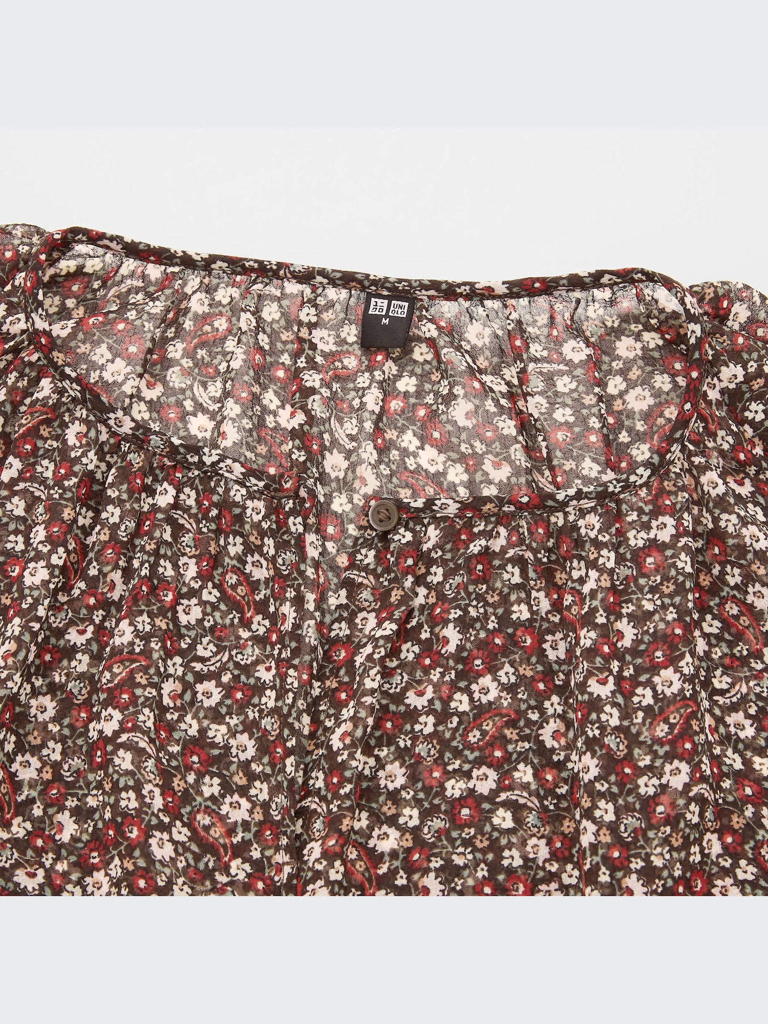 ユニクロ公式 | Joy of Printシフォンブラウス（7分袖）