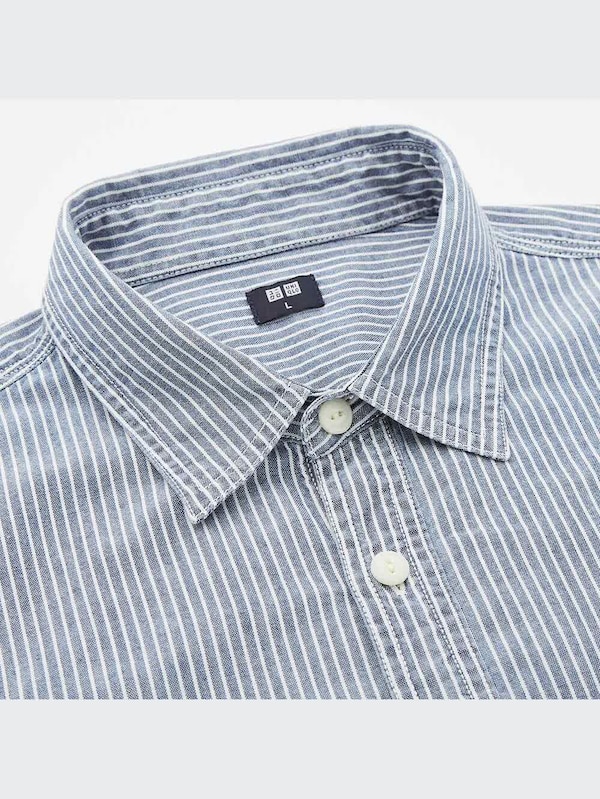 ヒッコリーワークシャツ（長袖）